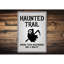 Panneau en aluminium Haunted Trail-58203556