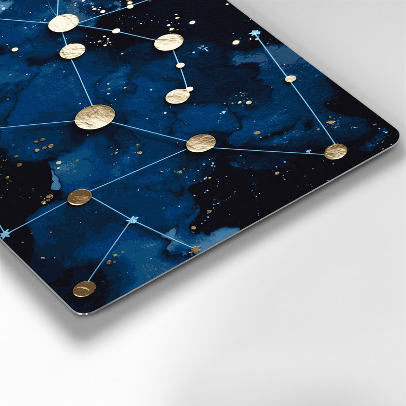 Art mural en métal Sci Fi Minimal constellation