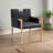 Jaynia Vegan Leather Dining Arm Chair-1901019751-1901019744
