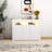 Sideboard Storage Cabinet High Gloss With LED Light