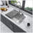 Stainless Steel Drop In Kitchen Sink - 25 Inch Drop-In Topmount Sinks 16 Gauge R10 Tight Radius Deep Single Bowl 25" Basin Sink