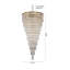 42-Light 9-Tier Chandelier With Clear Crystal Accents-66884178
