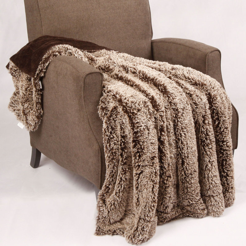 Throw Blanket, Chocolate Brown