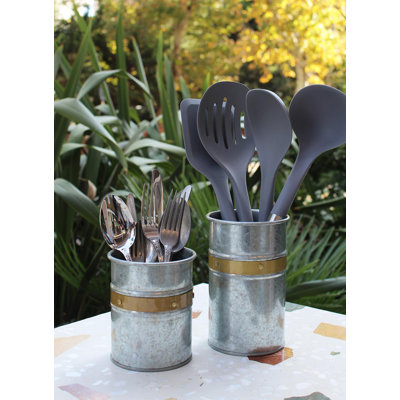Stainless Steel Utensil Crock