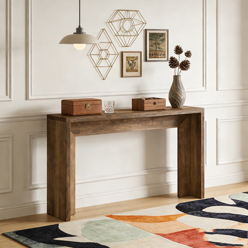 Rustic Farmhouse Sofa Hallway Table