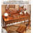 American‑style Vintage Boxwood Dressing Table with Mirror for Bedroom