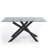Tewksbury Glass Top Metal Base Dining Table-2025600411-2025600413
