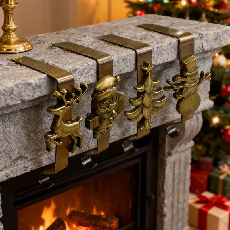 Crochet de décoration de Noël, Bronze