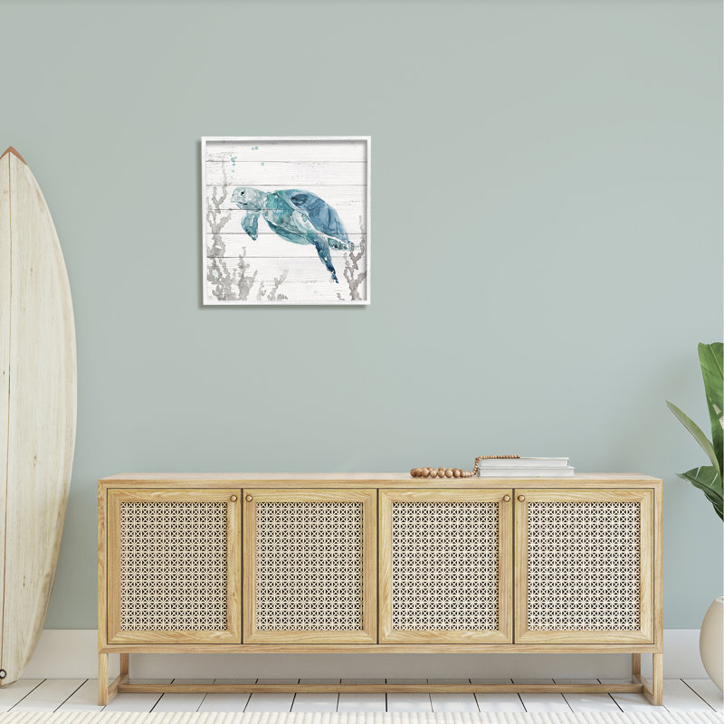 Boostez votre ferme humoristique Moo-D-ao-771, H 24 po x l 24 po x P 1,5 po, Giclée encadrée blanc bord de mer