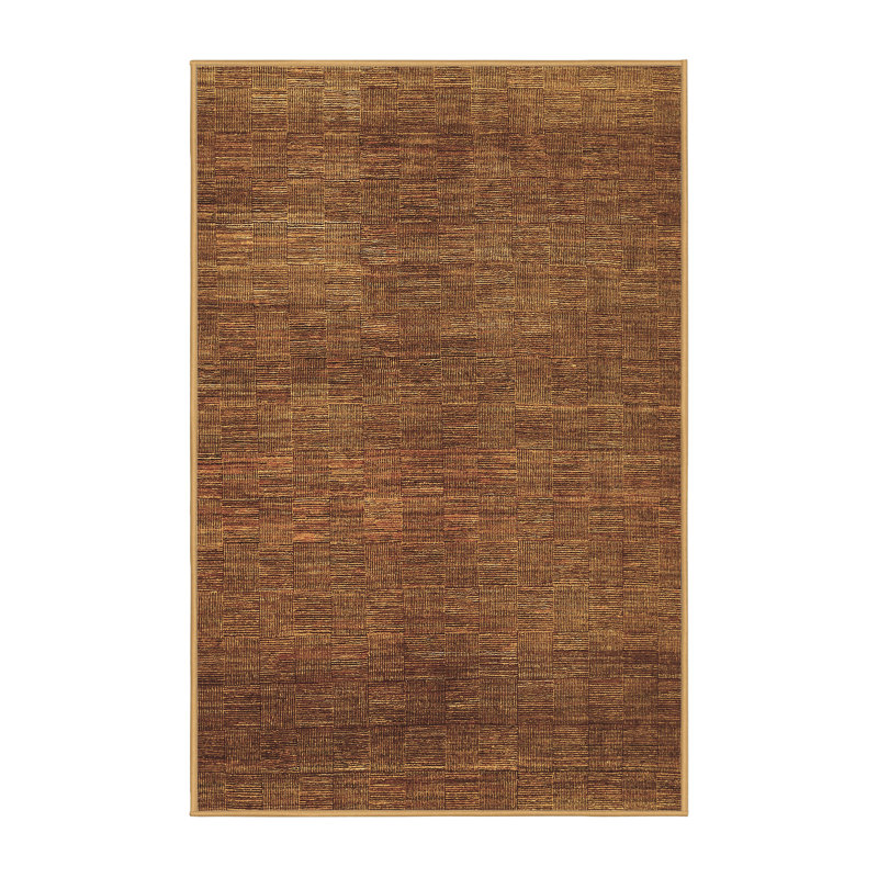 Washable Geometric Indoor Rug, Rectangle 5' x 7'