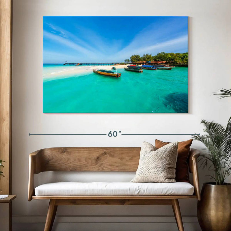 Bateaux Mehar exotiques Zanzibar, H 34 po x l 51 po