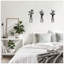Ensemble de 3 décorations murales rustiques en fer rustique, durable et polyvalent pour toute maison ou espace événementiel-245226096