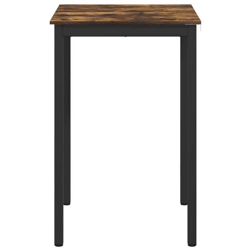 Standing Bar Table Engineered Wood, 105cmH x 70cmL x 70cmW, Walnut