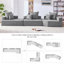Canapé modulaire surdimensionné