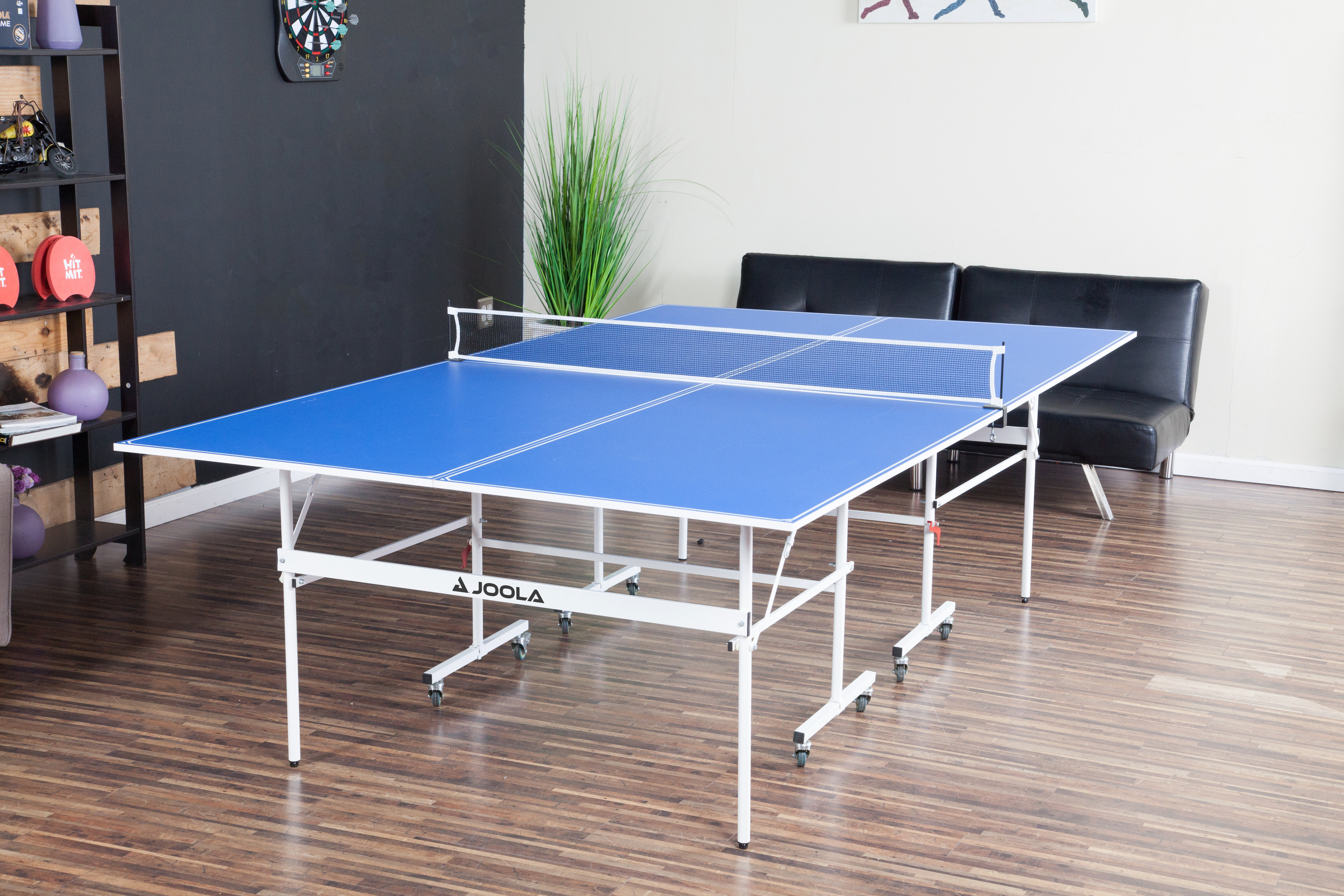 Fine Life Tabletop Ping Pong Set 2 Paddles 3 Balls Net Metal Posts