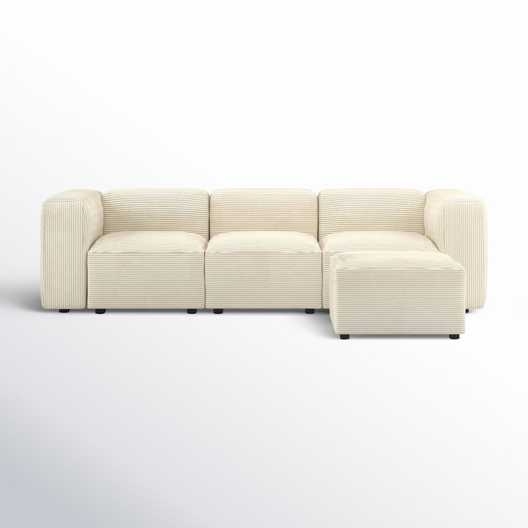 Vasilisa 108'' Corduroy Sofa Mercury Row®