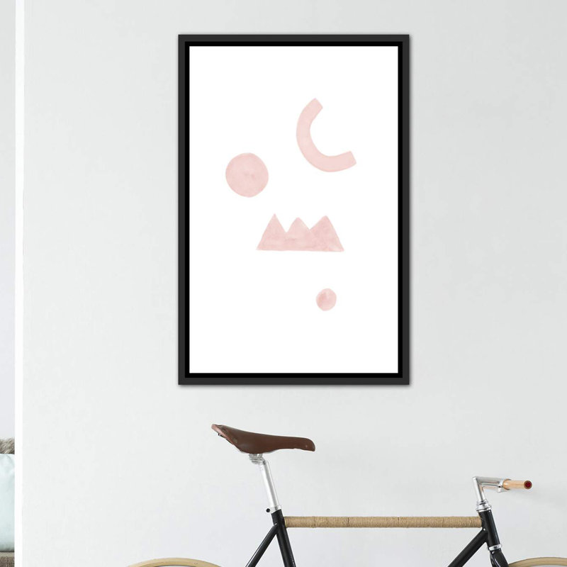«Watercolor Abstract Composition III» par Nouveau Prints - reproduction d'art, H 40 po x l 26 po x P 1,5 po, Pas de tapis