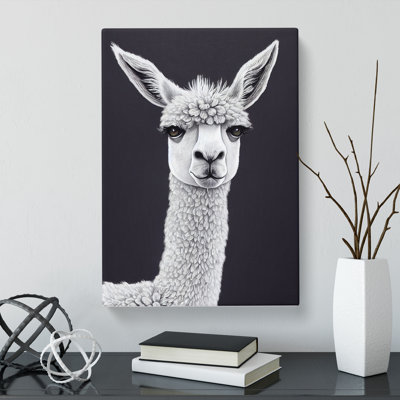 Inshore Face Of A Llama Vol.2 - Wrapped Canvas