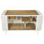 Maison de chat en blanc - Fabriquée avec du bois de sapin stable et une structure en fer, verre trempé spacieux pour les chats, fabrication en bois massif, cadre et salon adapté, bureau