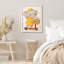 «Cute Elephant Scooter», reproduction d'art encadrée, chambre d'enfant, chambre d'enfant-125212123-125212127