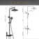 Complete Shower System with Rough-in Valve