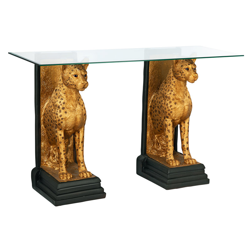 Kristopher Royal Cheetahs 55'' Console Table