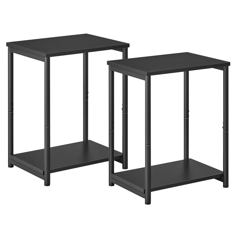 Aleesa Side Table Set, Black