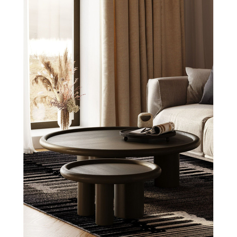 Ensemble de tables gigognes contemporaines Strauss