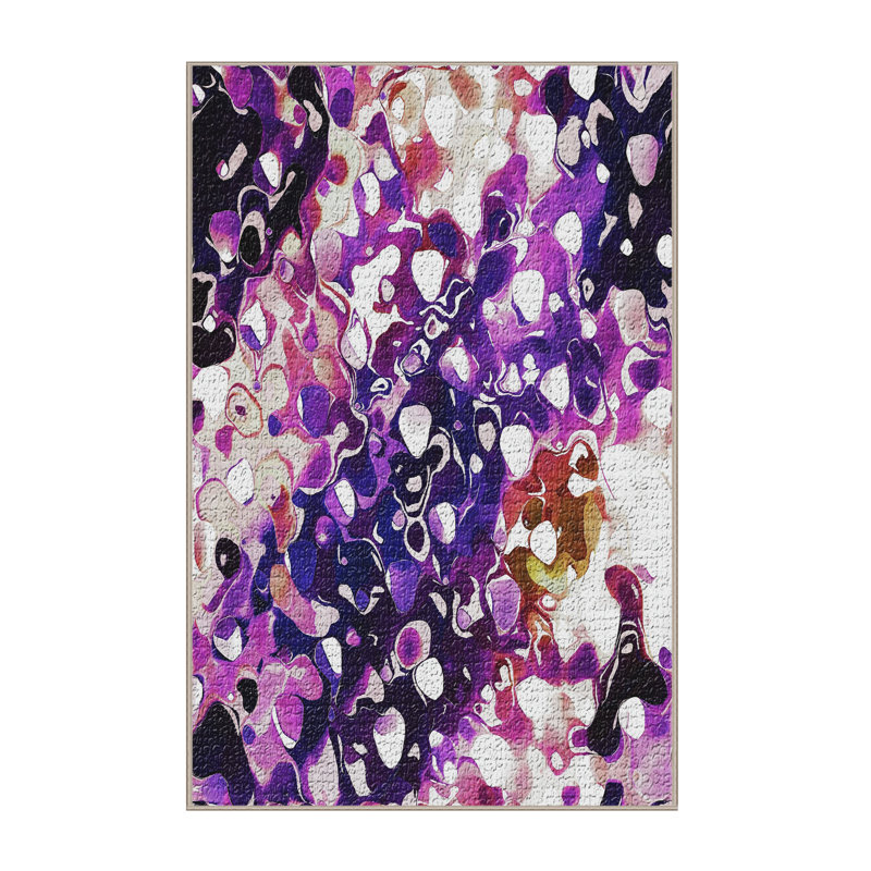 Tapis mauve Paint, Rectangle 4 pi x 6 pi