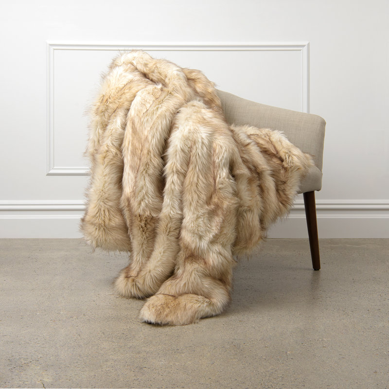 Faux Fur Throw Kitt Fox 58