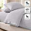 Microfiber Striped Duvet Cover Set with Pillowcases Included-117990084-117990091