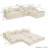 Modular Sectional Sofa with L-Shape Chaise-1659042816