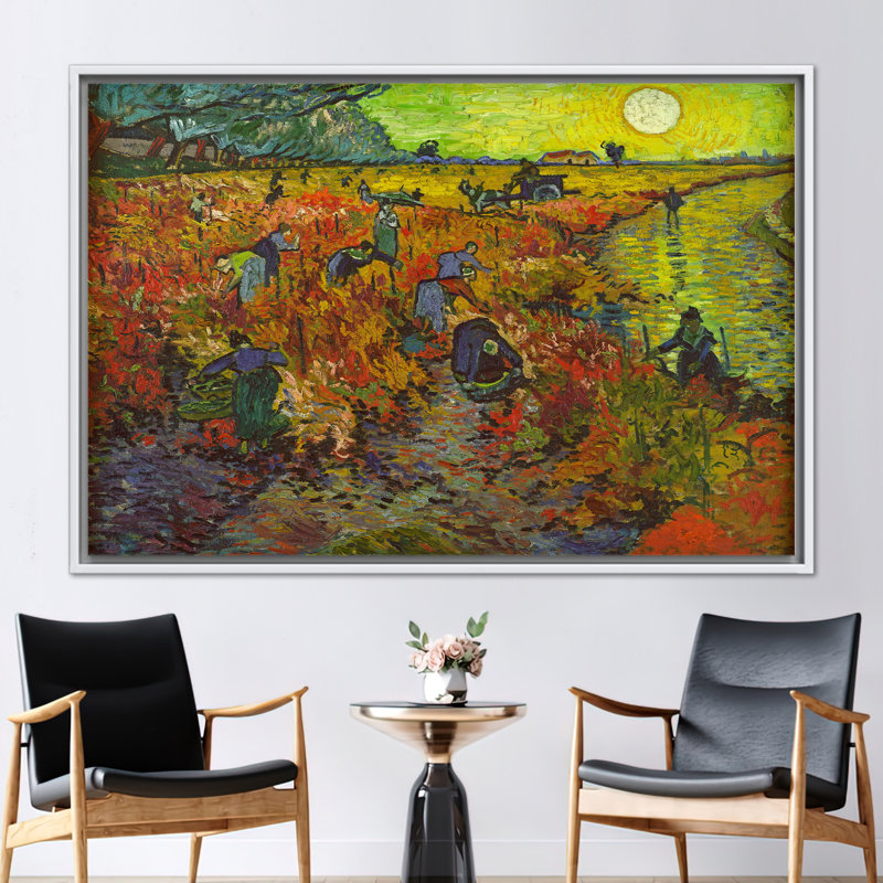 Print on Canvas, 70 cm H x 100 cm W, White Floater Framed