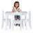 Aztlan Kids 5 Piece Play Or Activity Table and Chair Set-1804919383