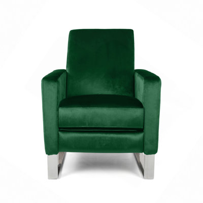 Push Back High Metal Leg Recliner