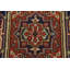 Orange Wool Medallion Traditional Foyer Rug 2x3