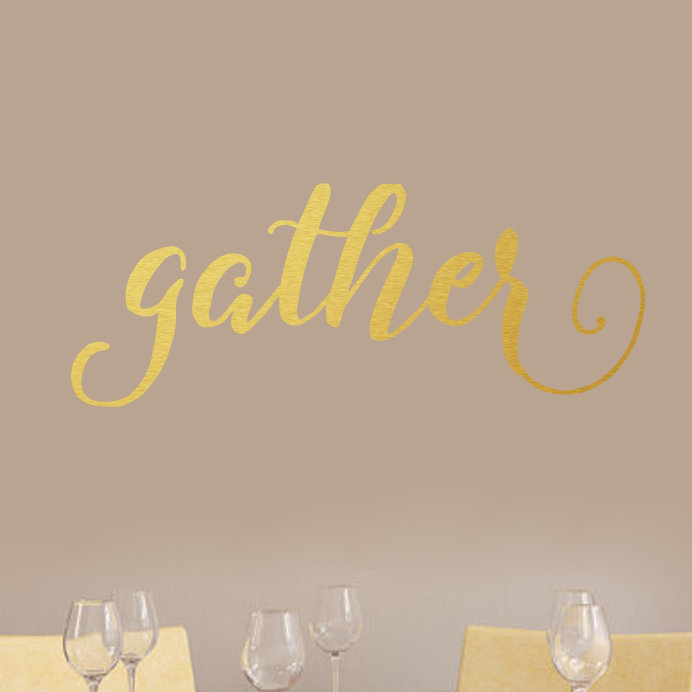 Adhésif décoratif «Gather», Or