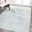 Tapis ivoire / bleu Amdrea-804035587