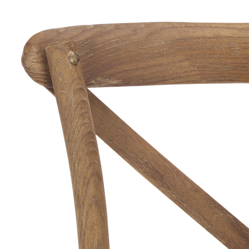 Ladores 18.5'' H Oak Side Chair, Weathered Grey