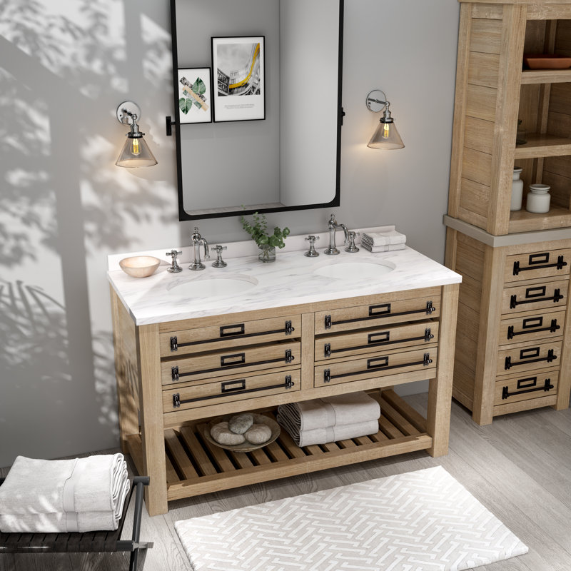 Lavabo de salle de bain ovale encastré en céramique brillant avec trop-plein