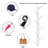 2 Pack Bamboo Vertical Wall Coat Rack-1467105035