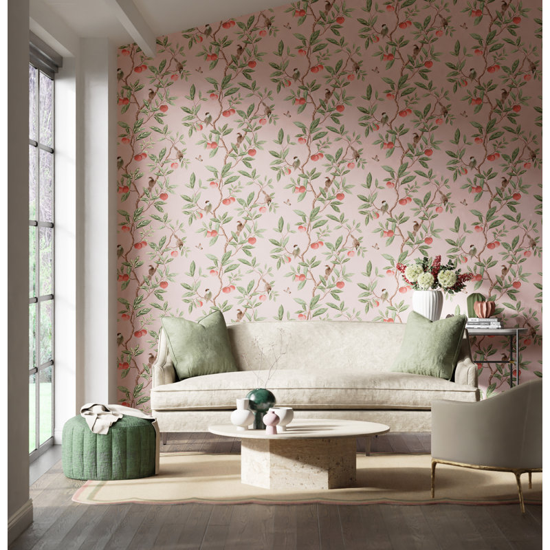 Ella Wallpaper, Powder/Sage/Peach