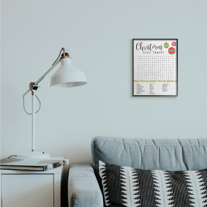 «Christmas Christmas Word Holiday Holiday Text Design» par Melissa Averinos - impression d'art graphique, H 14 po x l 11 po