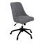 Chaise de bureau pivotante rembourrée