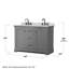 Ensemble de meuble-lavabo double 48 po Avery-50134327-80209486