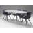 Tulum Oval Metal Base Dining Table