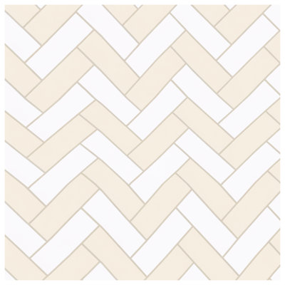 Tapis de bain à motif de chevrons