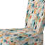 Chaise d'appoint décorative moderne et contemporaine multicolore à pois III
