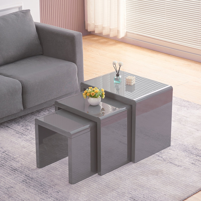 Anallely Coffee Table, Grey