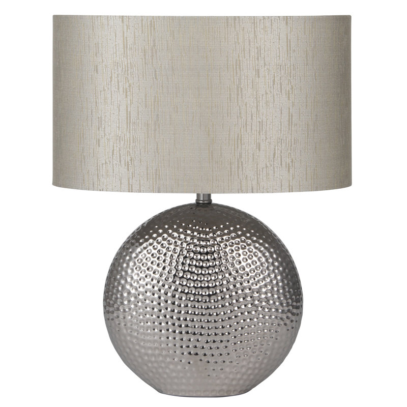 41Cm Table Lamp, Chrome